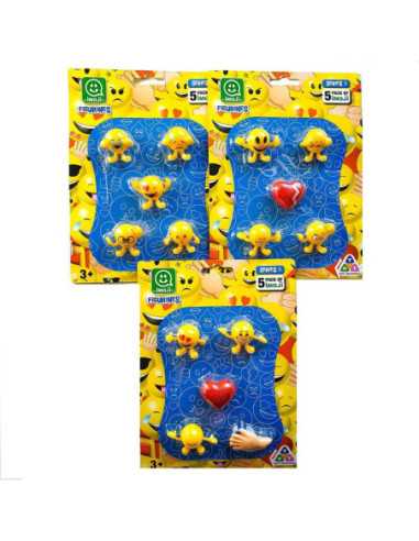 DZIELNYPACJENT.EU|FIGURKI "EMOTKI - MIX" - 5 szt.|4646832689721