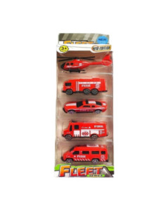 DZIELNYPACJENT.EU|POJAZDY "STRAŻ POŻARNA - 1" - 5 szt.|5901271521209