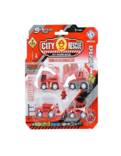 DZIELNYPACJENT.EU|POJAZDY "CITY - POLICE" - 4 szt.|5902447049305