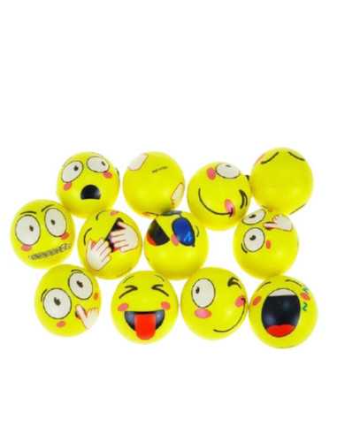 DZIELNYPACJENT.EU|PIŁKA PIANKOWA "EMOTKI - 3"|5901271556966
