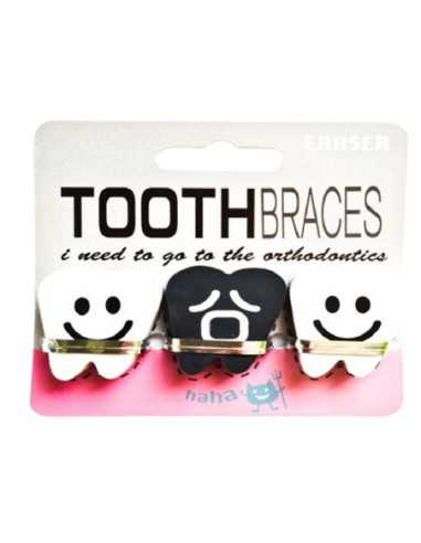 DZIELNYPACJENT.EU|GUMKI DO MAZANIA "ZĄBKI" - 3 szt.|