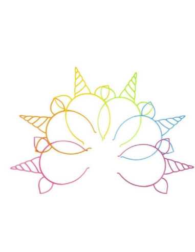 DZIELNYPACJENT.EU|OPASKI DO WŁOSÓW "JEDNOROŻEC - MIX"|5413247000323