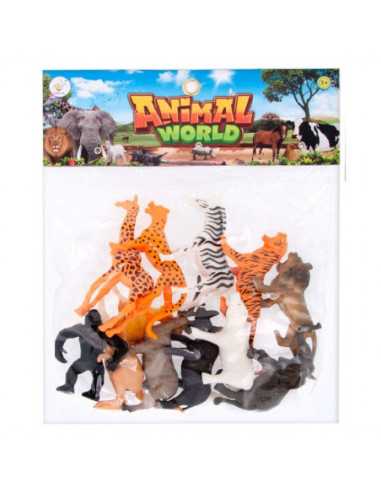 DZIELNYPACJENT.EU|ZWIERZĘTA "ANIMAL WORLD" - 12 szt.|5908275114161
