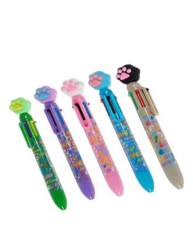 DZIELNYPACJENT.EU|DŁUGOPIS WIELOKOLOROWY "KOCIE ŁAPKI"|5901271601819