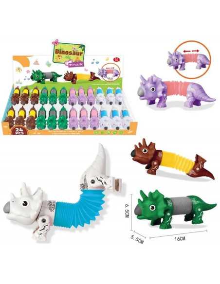 DZIELNYPACJENT.EU|ZABAWKA SENSORYCZNA "DINOZAUR - 3"|5901353674045