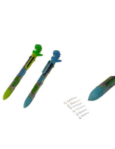 DZIELNYPACJENT.EU|DŁUGOPIS WIELOKOLOROWY "DINO - 4"|5901271583696