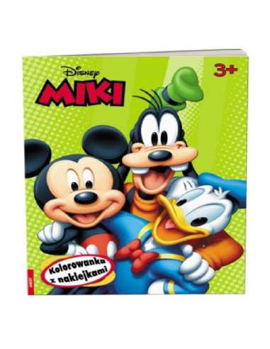 DZIELNYPACJENT.EU|KOLOROWANKA Z NAKLEJKAMI "DISNEY -MIKI"|9788325334178