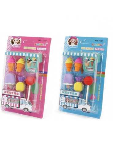 DZIELNYPACJENT.EU|GUMKI SZKOLNE "SŁODYCZE" - 5 szt.|5900733593884