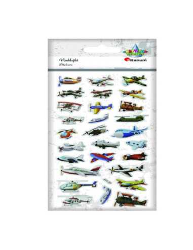 DZIELNYPACJENT.EU|NAKLEJKI WYPUKŁE "SAMOLOTY - 1"|5903714507153