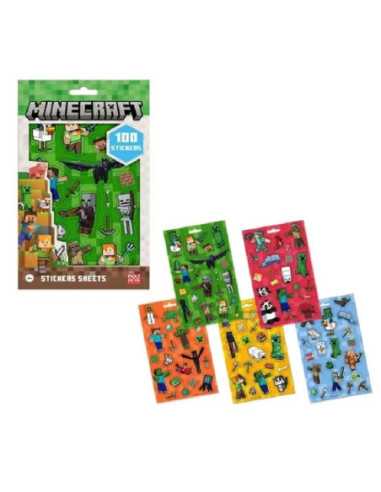 DZIELNYPACJENT.EU|ZESTAW NAKLEJEK "MINECRAFT - MIX" - 92 szt.|8435507884976