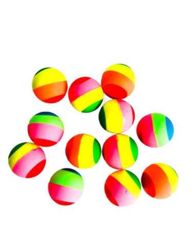 DZIELNYPACJENT.EU|PIŁECZKI KAUCZUKOWE "TĘCZA" - 6 szt.|5901271577060