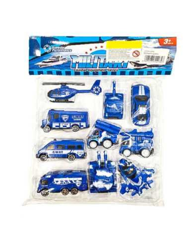 DZIELNYPACJENT.EU|"POLICE - SWAT" POJAZDY - 10 szt.|5901271542747