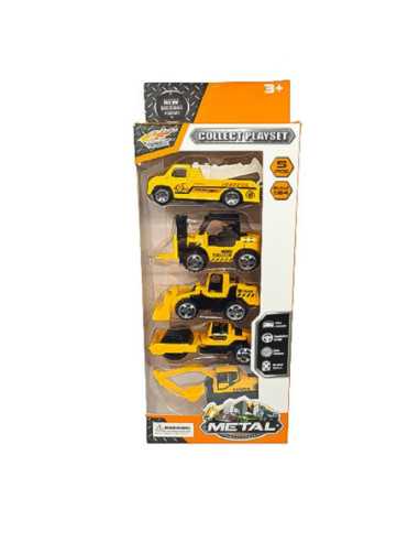 DZIELNYPACJENT.EU|AUTA METALOWE "BUDOWLANE-PREMIUM" - 5 szt.|5902496166886