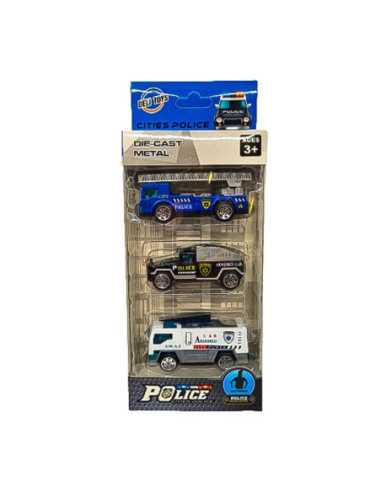 DZIELNYPACJENT.EU|AUTA METALOWE "CITIES POLICE - PREMIUM" - 3 szt.|5901271538139