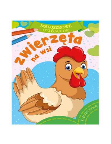 DZIELNYPACJENT.EU|KOLOROWANKA "M-M ZWIERZĘTA NA WSI"|9788379158300