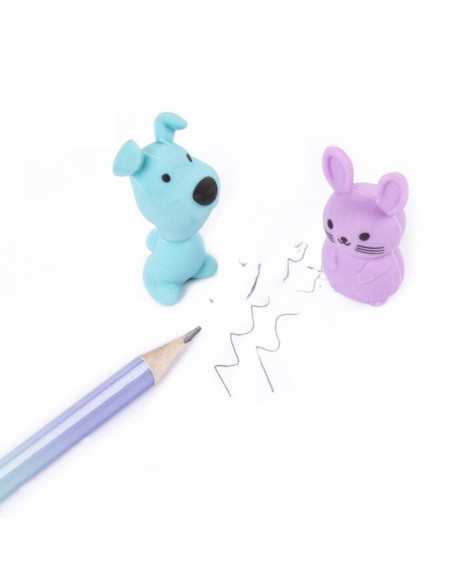 DZIELNYPACJENT.EU|GUMKI SZKOLNE "ZWIERZĄTKA" - 4 szt.|5901130090181