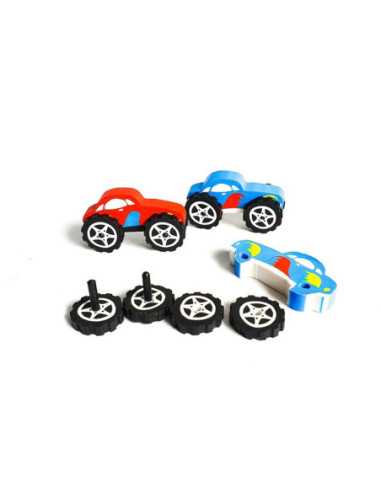 DZIELNYPACJENT.EU|GUMKI SZKOLNE "AUTA 3D"|5901271486638