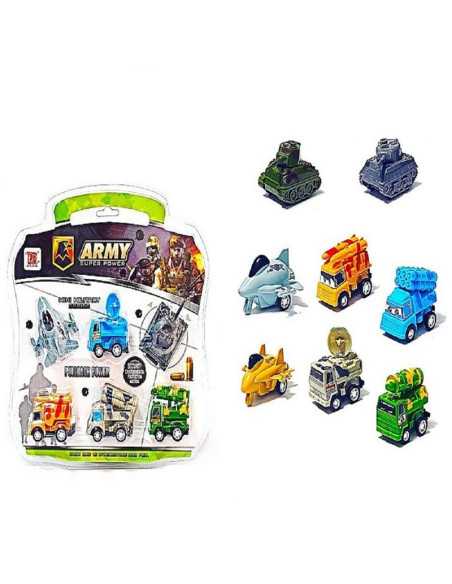 DZIELNYPACJENT.EU|POJAZDY "ARMY SP" - 6 szt.|5906245375468