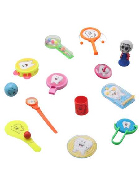 DZIELNYPACJENT.EU|ZESTAW ZABAWEK I NAGRÓD DLA DZIELNEGO PACJENTA "DENTAL TOYS" - 52 szt.|