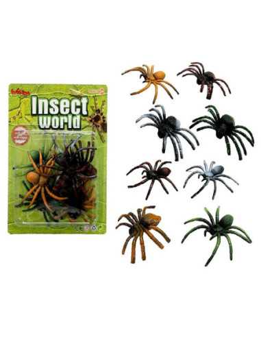 DZIELNYPACJENT.EU|DUŻY ZESTAW PAJĄKÓW "INSECT WORLD" - 8 szt.|5901271622388