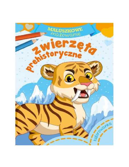 DZIELNYPACJENT.EU|KOLOROWANKA "M-M ZWIERZĘTA PREHISTORYCZNE"|9788379159734