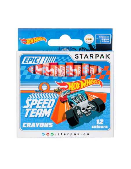 DZIELNYPACJENT.EU|KREDKI WOSKOWE "HOT WHEELS"|5902012741887