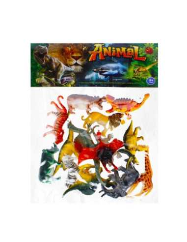 DZIELNYPACJENT.EU|ZWIERZĘTA i DINOZAURY "SERIA-2" - 16 szt.|5908275114215
