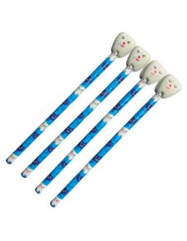 DZIELNYPACJENT.EU|OŁÓWEK Z GUMKĄ "ZĄBEK - PREMIUM"|5900733558388