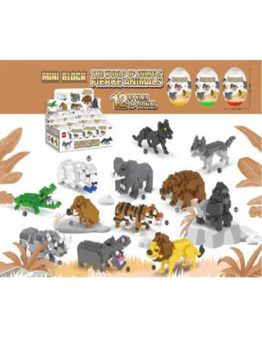 DZIELNYPACJENT.EU|KLOCKI ZWIERZĄTKA "FIERCE ANIMALS"|5901353658038