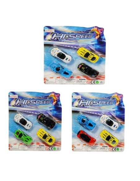 DZIELNYPACJENT.EU|AUTKA METALOWE "HI SPEED" - 4 szt.|5902496180721