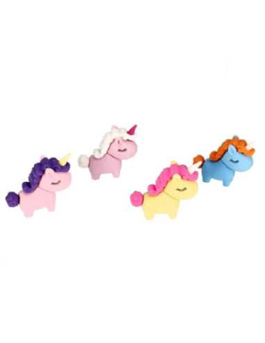 DZIELNYPACJENT.EU|GUMKI SZKOLNE "PREMIUM - JEDNOROŻEC" - 4 szt.|5904335871753