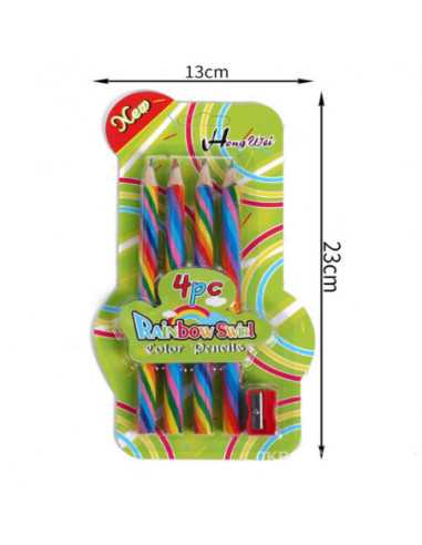 DZIELNYPACJENT.EU|KREDKI OŁÓWKOWE "TĘCZOWE"|9320760098439