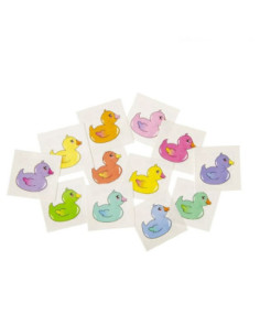 DZIELNYPACJENT.EU|TATUAŻ WODNY "KACZUSZKI - MIX"- 12 szt.|5413247084903