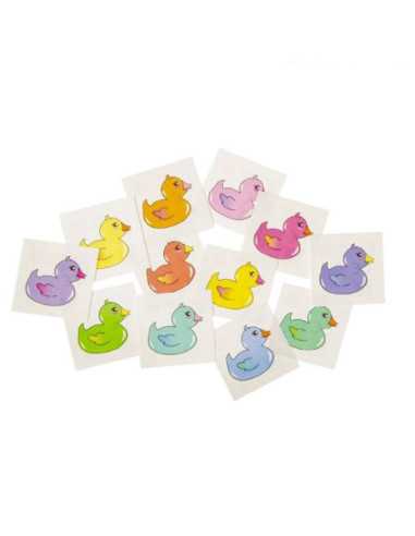 DZIELNYPACJENT.EU|TATUAŻ WODNY "KACZUSZKI - MIX"- 12 szt.|5413247084903