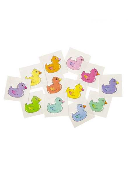 DZIELNYPACJENT.EU|TATUAŻ WODNY "KACZUSZKI - MIX"- 12 szt.|5413247084903