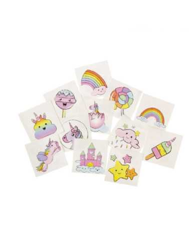 DZIELNYPACJENT.EU|TATUAŻ WODNY "JEDNOROŻEC" - 12 szt.|5413247084835