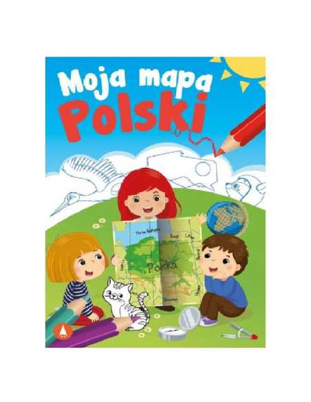 DZIELNYPACJENT.EU|KOLOROWANKA "M-M MAPA POLSKI"|9788382076011