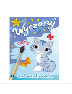 DZIELNYPACJENT.EU|MALOWANKI WODNE "WYCZARUJ KOTKI"|9788379154357