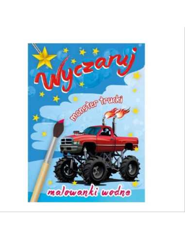 DZIELNYPACJENT.EU|MALOWANKI WODNE "WYCZARUJ MONSTER TRUCKI"|9788379158126