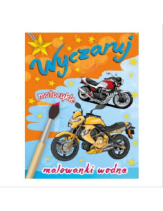 DZIELNYPACJENT.EU|MALOWANKI WODNE "WYCZARUJ MOTOCYKLE"|9788379157884