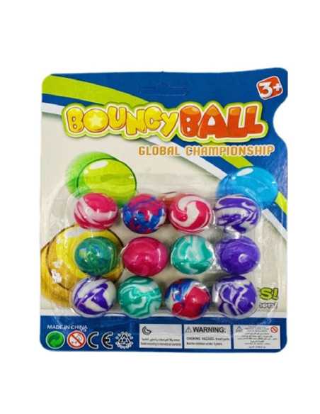 DZIELNYPACJENT.EU|PIŁECZKI KAUCZUKOWE "BOUNCY BALL - 1"- 12 szt.|5904335891249