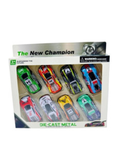 DZIELNYPACJENT.EU|AUTKA METALOWE "THE NEW CHAMPION" - 8 szt.|5902496183920