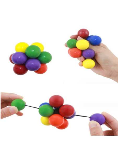 DZIELNYPACJENT.EU|ZABAWKA SENSORYCZNA "KORALIKI"|5904888091189