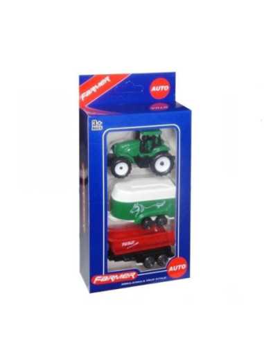 DZIELNYPACJENT.EU|TRAKTOR Z PRZYCZEPAMI (SERIA-2) - 3 szt.|5902496168415