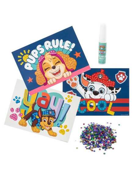 DZIELNYPACJENT.EU|ZESTAW KREATYWNY "PSI PATROL - OBRAZKI CEKINY"|5015934736562