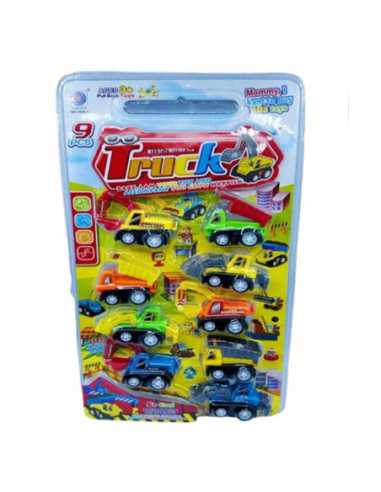 DZIELNYPACJENT.EU|AUTKA BUDOWLANE "TRUCK" - 9 szt.|5900949448626