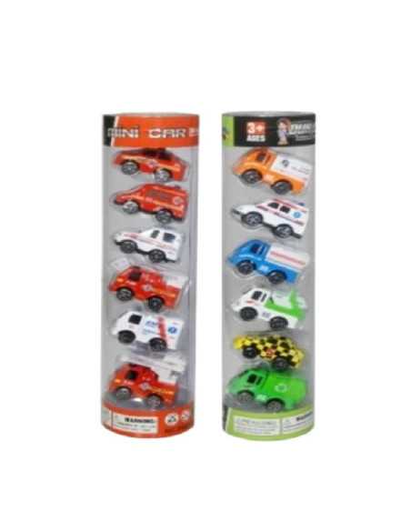 DZIELNYPACJENT.EU|AUTKO METALOWE W TUBIE "SERIA - 4"- 6 szt.|5902496176700