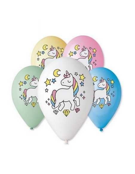 DZIELNYPACJENT.EU|BALONY "JEDNOROŻEC - 2" - 5 szt.|8021886316988