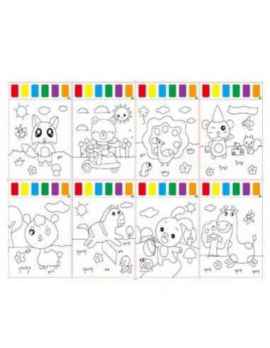 DZIELNYPACJENT.EU|MALOWANKI Z FARBAMI "ZWIERZĘTA"|5904888090922