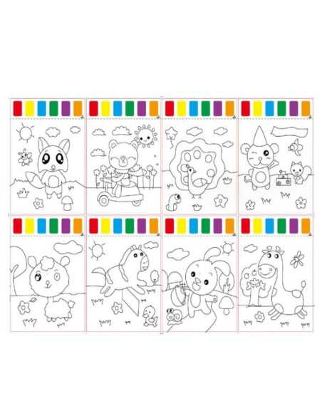 DZIELNYPACJENT.EU|MALOWANKI Z FARBAMI "ZWIERZĘTA"|5904888090922